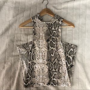 Snake Skin Unitard 🤍